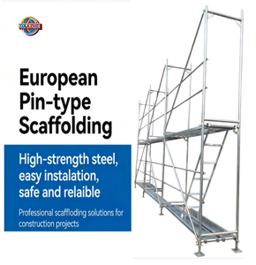 Échafaudage de construction multi-niveaux réglable, durable, sûr, de style européen, en acier Q235, résistant à la corrosion - Product Image 4