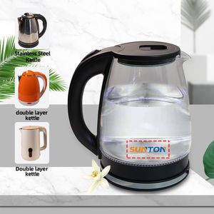 SUNTON Bouilloire électrique en verre personnalisée de 1,8 L OEM pour la maison et l'hôtel - Product Image 1