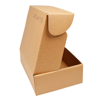 Cajas de Envío Ecológicas al por Mayor, Rígidas, de Cartón Corrugado Kraft con Relieve para Calcetines y Pieles, con Logotipo Personalizado