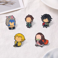 Accessoires de personnage de film animé classique en vrac, badges en métal, épingle de revers en émail mignon