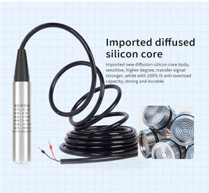 איכות גבוהה מים 4-20ma מים נוזלי לחץ רמת נוזל בקר משדר טנק בריכה - Product Image 6