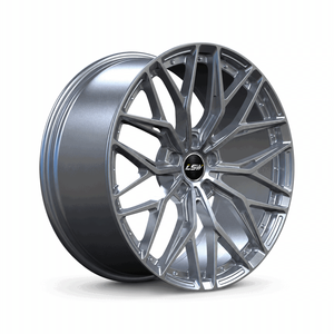 LS8002 Silver Forged Alloy Car <b>Wheel</b> Multi <b>Spoke</b> Passenger Vehicle Rim Custom 15 to 22 Inch for Upgrades - Product Image 1