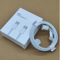 Kabel Data Pengisian Cepat PD 60W Best Seller 2025, Selubung Nilon Kepang, Fungsi Daya untuk iPhone 15 16 Max, Termasuk Kotak Retail