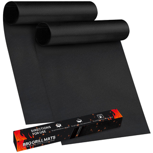 <span class=keywords><strong>Tapis</strong></span> de cuisson antiadhésif en <span class=keywords><strong>caoutchouc</strong></span> pour barbecue au charbon de bois - Product Image 1