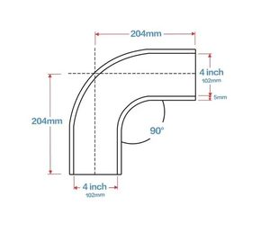 خرطوم سيليكون مرن عالي الأداء مقاوم للحرارة العالية، 3-6 طبقات، معزز، لتعزيز ضغط التوربو - Product Image 3