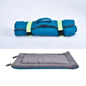 屋外ペットベッド耐久性のある洗える防水暖かい折りたたみ式ポータブルペットマットキャンプ旅行犬のベッド