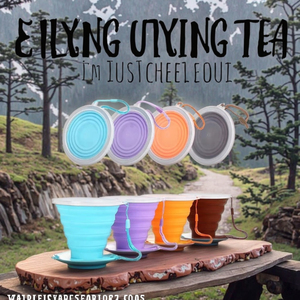 Factory Direct Supply 270ml Eco-Friendly Creative Outdoor Sports Silicone Foldable Water Cup for Business Gifts