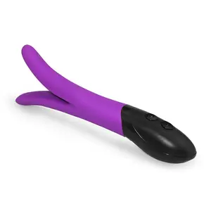 Kostenlose individuelle Schachtel - Hochwertige Silikonbeschichtete Technologie Shemale Japan Sex Silikon Körpermassagegerät Mini-G-Platz Vibrator offen