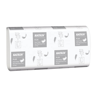 Vente en gros de papier toilette en pâte de bois vierge souple imprimé sur mesure N-fold bon marché en vrac