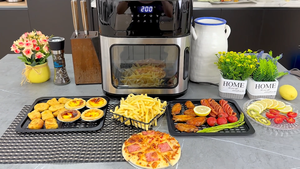 <strong>10</strong> in 1 Multi Function <strong>Air</strong> Fryer De Acero Inoxidable Digital <strong>Air</strong> Fryer Oven 12L Freidora De Aire