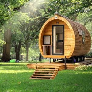 Casa móvil anticorrosión <span class=keywords><strong>de</strong></span> <span class=keywords><strong>madera</strong></span> maciza, terraza acristalada <span class=keywords><strong>de</strong></span> <span class=keywords><strong>madera</strong></span> personalizable para acampar al aire libre, villas cálidas, sala <span class=keywords><strong>de</strong></span> estar, apartamento - Product Image 5