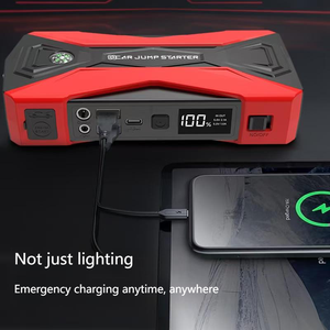 Démarreur de voiture 12V, démarre instantanément les batteries de voiture déchargées, courant de crête 1000A, charge USB, éclairage (compatible avec la plupart des véhicules 12V) - Product Image 3
