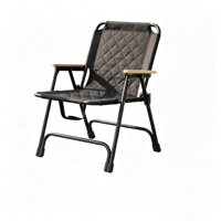 Nouvelle chaise de salle à manger pliable à quatre pieds en métal et tissu Oxford pour restaurant commercial, camping, barbecue, pique-nique, plage