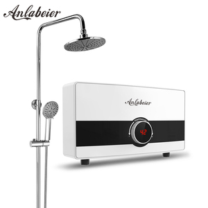 Tankless Electric Shower Heater with Transverse Vertical and Oblique Installation Choice for Flexible <b>Cabinet</b> <b>Mounting</b> - Product Image 6