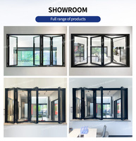 NFRC Fenêtre pliante en aluminium à coupure thermique Fenêtres et portes coulissantes en accordéon insonorisées personnalisées