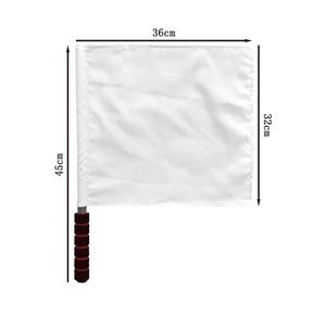 Banderín Rojo y Amarillo con Impresión Digital Personalizada Beckon, Banderas de Inicio para Árbitros, Poste de Goma, Ecológico, Portátil, para Deportes - Product Image 2