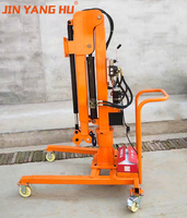 Grue Mini JYH Hydraulique Pliante Portable à Bras Rotatif avec Treuil Électrique et Télécommande