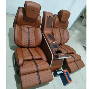 VIP Luxury Van Seats For Land Cruiser With Centre Console Car Interior Accessories Upgrade Electric Auto Rear Reclining Seats