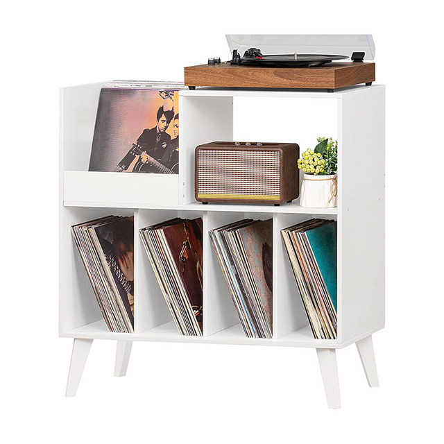 Large Record Player Stand Turntable Albums Vinyl Record Player Table Music Room Record Stand