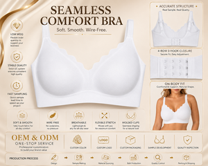 Reggiseno Senza Cuciture OEM/Personalizzato/All'Ingrosso, Supporto Morbido in Gel, Bralette Invisibile con Spalline Regolabili - Product Image 3