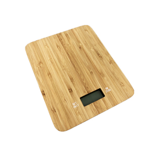 बीविज्ञान प्राकृतिक बांस डिजिटल रसोई खाद्य भार वर्ग 33lb क्षमता प्लेटफॉर्म स्केल 15 किलोग्राम ओम लेजर लोगो और रंग बॉक्स - Product Image 5