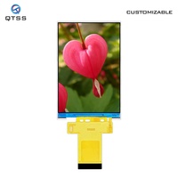 Module d'affichage LCD TFT QTSS 3,5 pouces 320x480 RGB Stripe MCU16bit Écran couleur IPS Écran tactile Luminosité 350 cd/m² Plage de température de fonctionnement -20°C~70°C