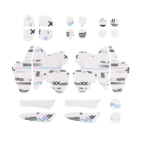 Autocollants antidérapants pour manette PS5, film protecteur pour poignée, autocollants pour accessoires de jeu portables DualSense