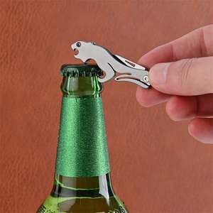 Llavero Plegable de Alta Calidad TC4, Cuchillo de Bolsillo con Mango de Tigre y Leopardo, EDC, Peso Ligero, Alta Calidad, con Abridor de Botellas, 1 Unidad, 2 Unidades - Product Image 3