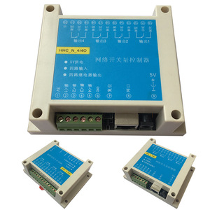 รีเลย์อีเธอร์เน็ต 4 ช่องสัญญาณ, 4 อินพุต/4 เอาท์พุต, โมดูลสวิตช์ Modbus TCP/IP รุ่น M113 - Product Image 1