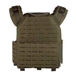Tactico Plate Carrier Gilet <span class=keywords><strong>taupe</strong></span> tactique Système Molle découpé au laser de combat à dégagement rapide - Product Image 4