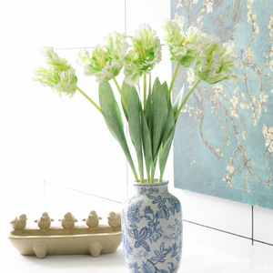 Nhân Tạo Màu Vẹt Tulip Nhân Tạo Lụa Hoa Nhà Decora Nguồn Cung Cấp Đám Cưới Khách Sạn Vườn Trang Trí Đám Cưới - Product Image 4