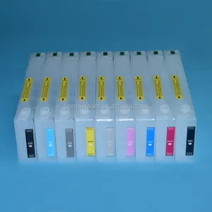 700ML T636 Empty Refillable Ink Cartridge For Epson 7700 9700 7900 7890 9890 9900 Printer With Reset Chips