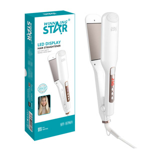 Winning <b>Star</b> Hair Straightener ST-5761 <b>LED</b> Display Temperature Adjustment Dry And Wet Use - Product Image 1