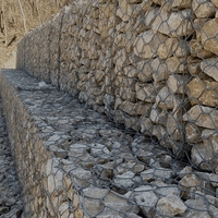 Malla de Gabión Tejida de Alta Calidad para Refuerzo de Taludes, Resistente a la Corrosión y Estable, Venta Directa de Fábrica