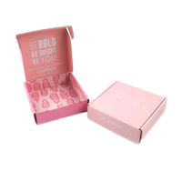Vente en gros d'emballage cadeau universel double face carton ondulé carton avion conception déchirable soutien-gorge intimes disparaissant