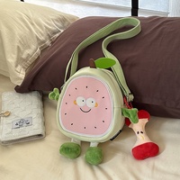 Leuke trendy gepersonaliseerde crossbodytas in de vorm van een koekje voor ouders en kinderen, grote capaciteit, verstelbare schouderriem, telefoontas voor dagelijks gebruik