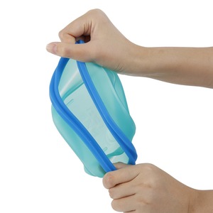 Silicone Folding Bowl Rectangle 1 Compartment Collapsible Food Storage For Adults Students Outdoor Use - Product Image 4