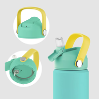Bouteille d'eau pour enfants en acier inoxydable Hong Ling, nouveau design, 12OZ 24OZ, avec couvercle à poignée, pour l'école