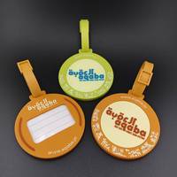 Étiquettes personnalisées en PVC et caoutchouc, étiquettes d'identification souples en silicone pour bagages, patchs en PVC pour vêtements