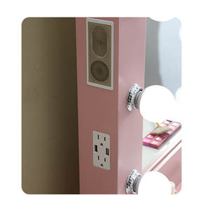 Maquillage incassable grand Rectangle corps complet Led miroirs hollywoodiens éclairés avec ampoules pour chambre - Product Image 4