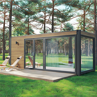 Conteneur modulaire en bois et acier pour bureaux Design d'un pack plat par Golden Supplier Prêt pour une installation rapide