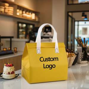 Sac isotherme pliable en aluminium écologique de grande capacité, vente en gros OEM, imperméable et portable pour pique-nique et repas - Product Image 1