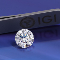 Diamante Grande Creado en Laboratorio HPHT CVD VVS VS Corte Excelente 1CT 1.5CT 2CT 3CT 4CT 5CT 10CT Diamante Sintético Certificado IGI Cultivado en Laboratorio
