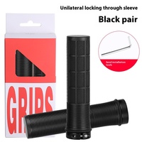 Couvre-guidon de vélo de montagne personnalisé, en TPR, aluminium léger, antidérapant, en caoutchouc, diamètre intérieur 22,2 mm, normal