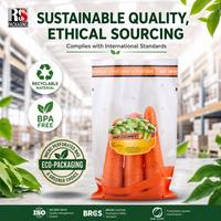 Duurzame micro-perforated BOPP zakken, FDA food grade, verpakking voor biologische producten, geventileerd, anti-condens, plastic zakken, groothandel
