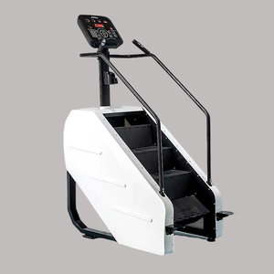 Simulateur d'escalade commercial d'intérieur, moniteur de fréquence cardiaque LED LCD, pédale suspendue amortissante, machine de cardio-training pour salle de sport - Product Image 1