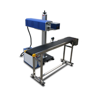 CO2-Flugmesser Laser gra vierer Laser beschriftung maschine für Kristallglas Jade beliebtes Produkt