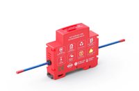 Dispositif d'extinction d'incendie automatique monté sur rail, extincteur à gaz aérosol chaud, boîte de distribution entièrement automatique pour l'alimentation électrique