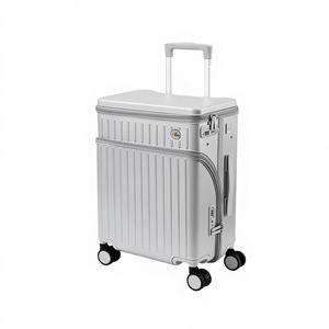 Valise rigide en néoprène unisexe 2025, nouvelle, 20 pouces, ouverture supérieure, grande capacité, poignée télescopique, roues pivotantes - Product Image 1