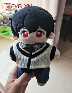 Evelyn 20cm ตุ๊กตาผ้าฝ้ายของเสื้อผ้าเสื้อกั๊กกางเกงกางเกงยีนส์ผูกชุดเสื้อผ้าความรักและ deepspace <span class=keywords><strong>genshin</strong></span> <span class=keywords><strong>impact</strong></span> - Product Image 2